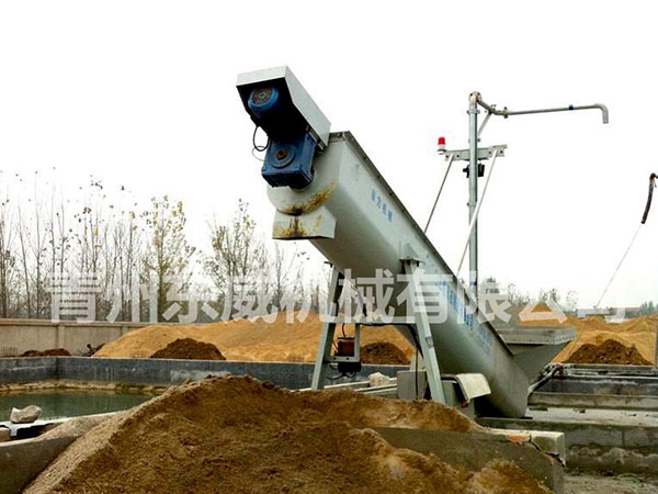 砂石回收機使用現場