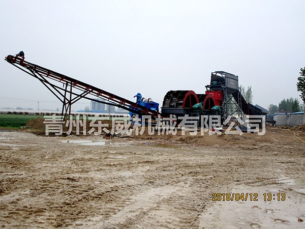 山東濟寧洗沙生產線