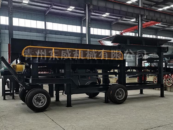 泥石分離機，移動式泥石分離機