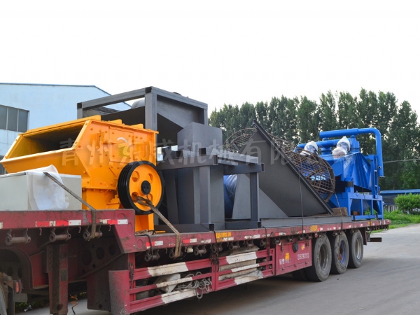 洗沙設備發貨現場