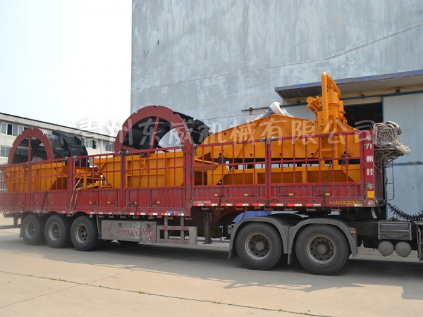 洗沙設備發貨現場