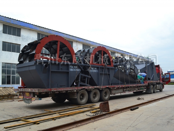 洗沙設備發貨現場