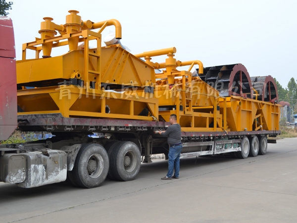  洗沙設備發貨現場