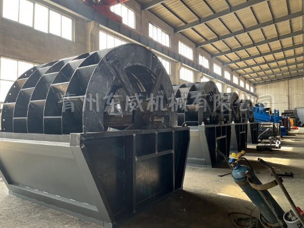 洗沙設備發貨現場