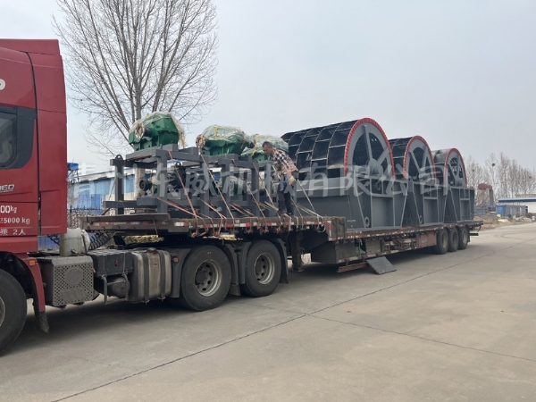 洗沙設備發貨現場