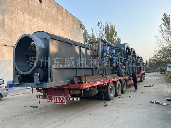 洗沙設備發貨現場